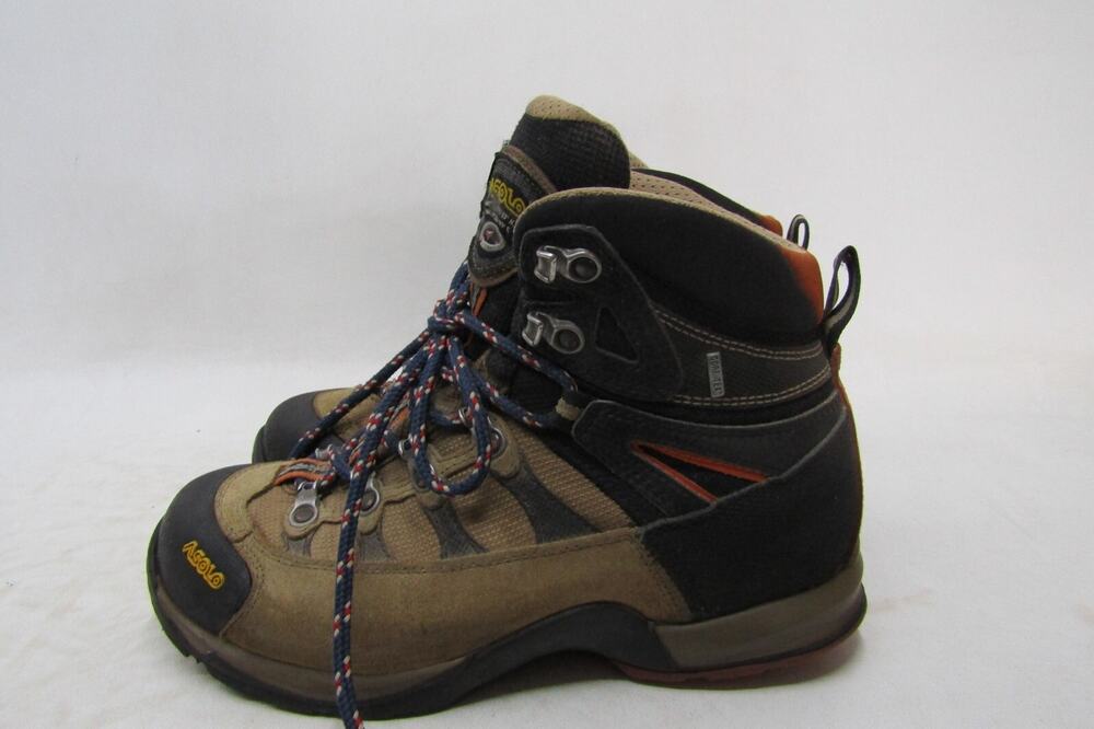 Asolo Womens Size 7.5 M Brown Leather Lace Up Comfort Hiking Boots